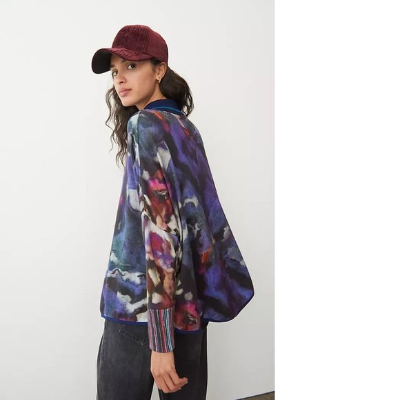 new Anthropologie Kavita Poncho Sweater - Picture 3 of 7